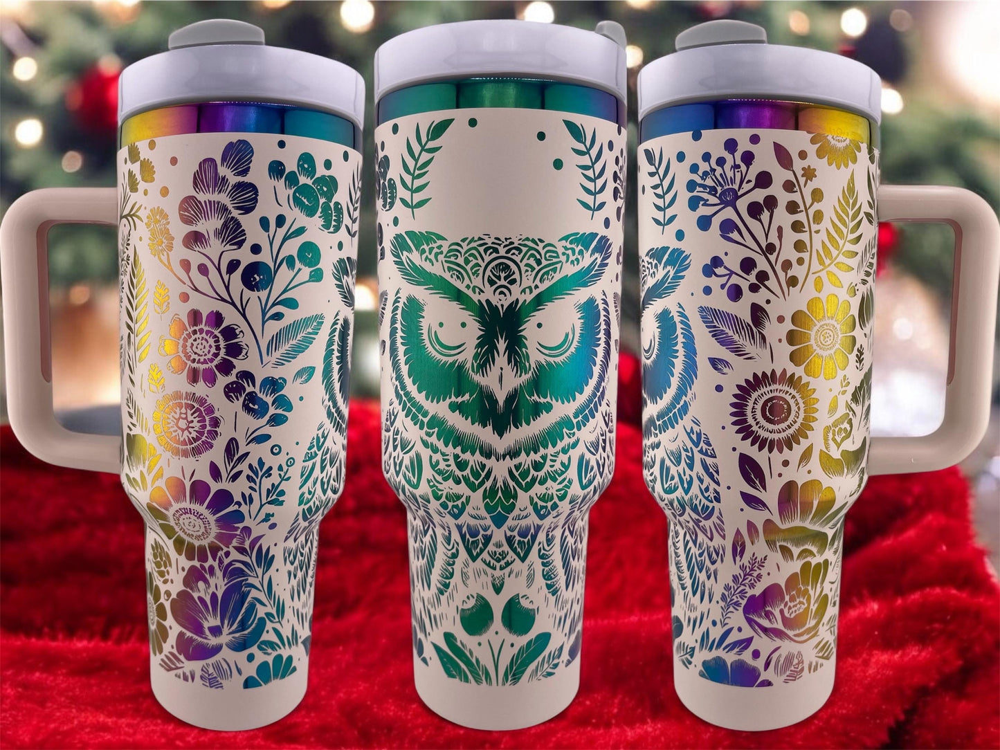 Engraved Tumbler – 40oz Stainless Steel Cup, Custom Color, Insulated Drinkware