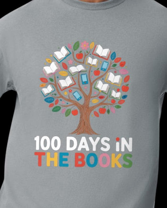 100 Days in the Books Shirt – Dust & Ember Co.