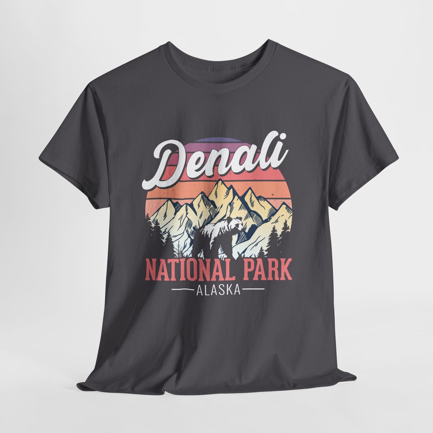 Denali National Park Alaska Tee – Retro Mountain Graphic T-Shirt