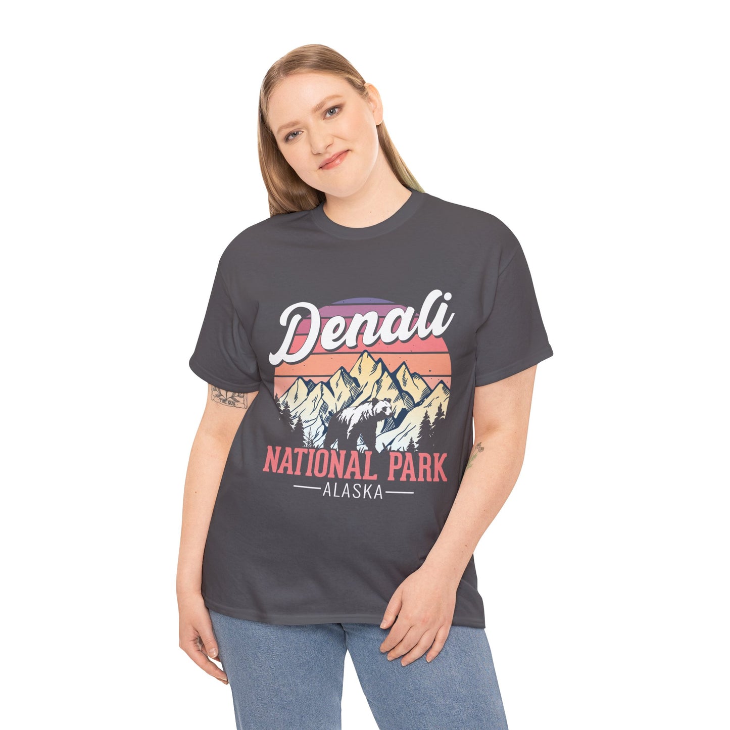 Denali National Park Alaska Tee – Retro Mountain Graphic T-Shirt