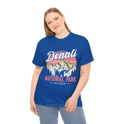 Denali National Park Alaska Tee – Retro Mountain Graphic T-Shirt