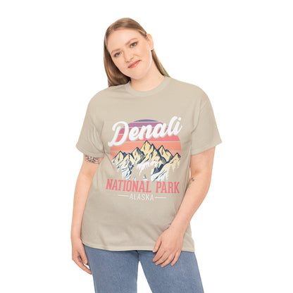 Denali National Park Alaska Tee – Retro Mountain Graphic T-Shirt