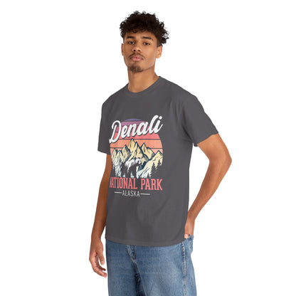 Denali National Park Alaska Tee – Retro Mountain Graphic T-Shirt