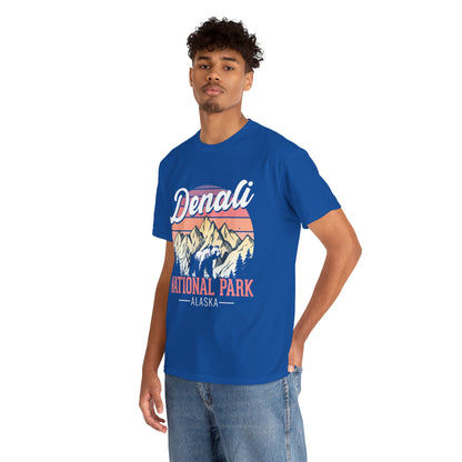 Denali National Park Alaska Tee – Retro Mountain Graphic T-Shirt
