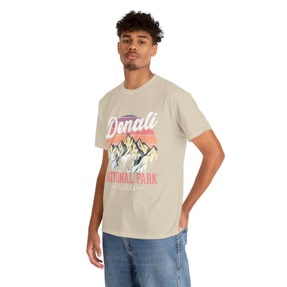 Denali National Park Alaska Tee – Retro Mountain Graphic T-Shirt